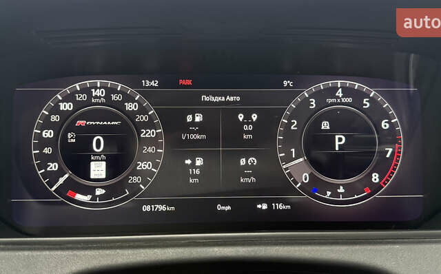 Черный Ленд Ровер Рендж Ровер Велар, объемом двигателя 3 л и пробегом 81 тыс. км за 45800 $, фото 29 на Automoto.ua