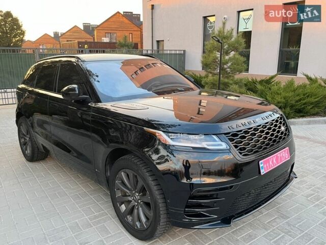 Черный Ленд Ровер Рендж Ровер Велар, объемом двигателя 2 л и пробегом 92 тыс. км за 36500 $, фото 1 на Automoto.ua