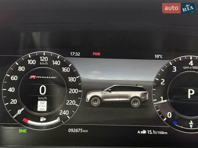 Чорний Ленд Ровер Рендж Ровер Велар, об'ємом двигуна 2 л та пробігом 93 тис. км за 39700 $, фото 27 на Automoto.ua
