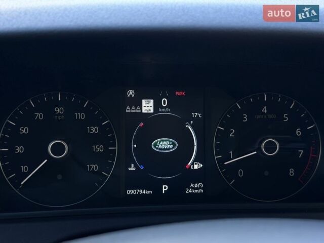 Черный Ленд Ровер Рендж Ровер Велар, объемом двигателя 2 л и пробегом 90 тыс. км за 35500 $, фото 29 на Automoto.ua
