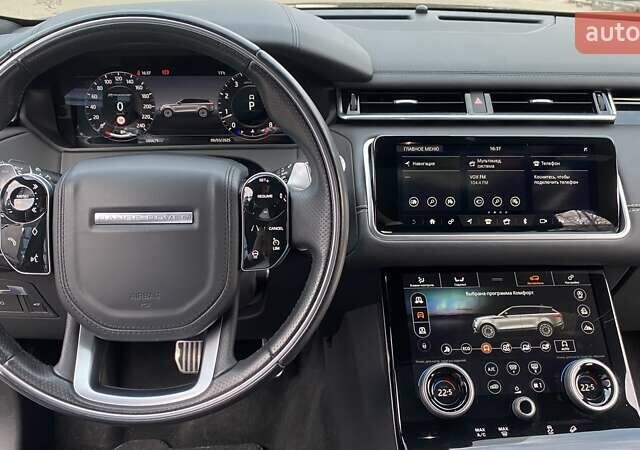 Черный Ленд Ровер Рендж Ровер Велар, объемом двигателя 2 л и пробегом 81 тыс. км за 49500 $, фото 10 на Automoto.ua
