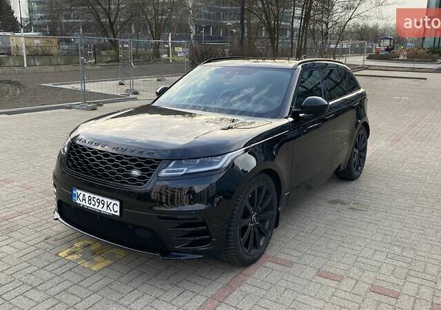 Черный Ленд Ровер Рендж Ровер Велар, объемом двигателя 2 л и пробегом 81 тыс. км за 49500 $, фото 2 на Automoto.ua
