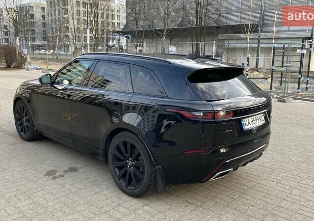 Черный Ленд Ровер Рендж Ровер Велар, объемом двигателя 2 л и пробегом 81 тыс. км за 49500 $, фото 4 на Automoto.ua
