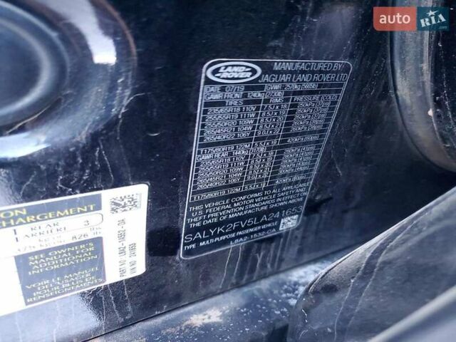 Черный Ленд Ровер Рендж Ровер Велар, объемом двигателя 3 л и пробегом 86 тыс. км за 8000 $, фото 11 на Automoto.ua