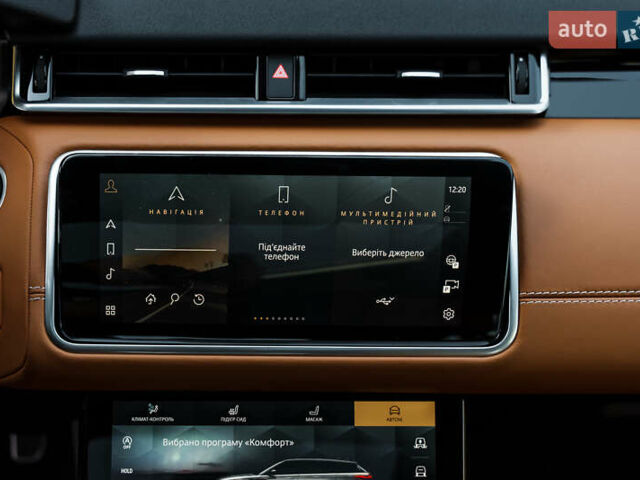 Чорний Ленд Ровер Рендж Ровер Велар, об'ємом двигуна 3 л та пробігом 46 тис. км за 59900 $, фото 30 на Automoto.ua