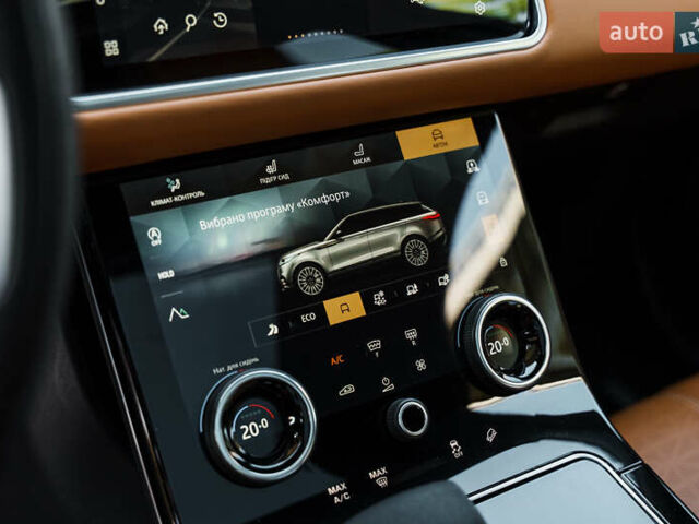 Чорний Ленд Ровер Рендж Ровер Велар, об'ємом двигуна 3 л та пробігом 46 тис. км за 59900 $, фото 29 на Automoto.ua
