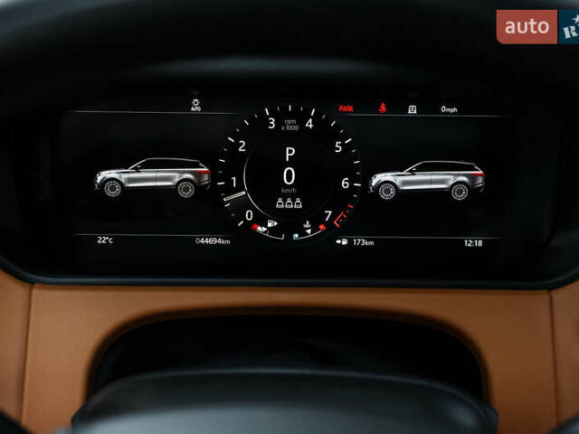 Чорний Ленд Ровер Рендж Ровер Велар, об'ємом двигуна 3 л та пробігом 46 тис. км за 59900 $, фото 24 на Automoto.ua