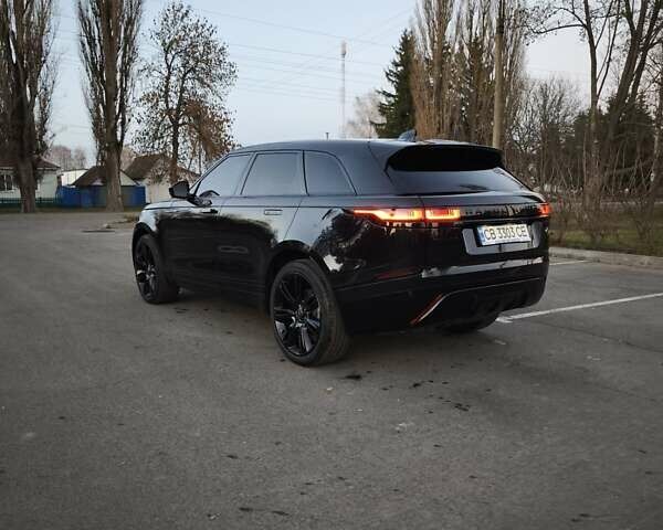Черный Ленд Ровер Рендж Ровер Велар, объемом двигателя 2 л и пробегом 95 тыс. км за 64999 $, фото 2 на Automoto.ua