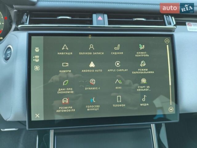 Черный Ленд Ровер Рендж Ровер Велар, объемом двигателя 3 л и пробегом 5 тыс. км за 91363 $, фото 12 на Automoto.ua