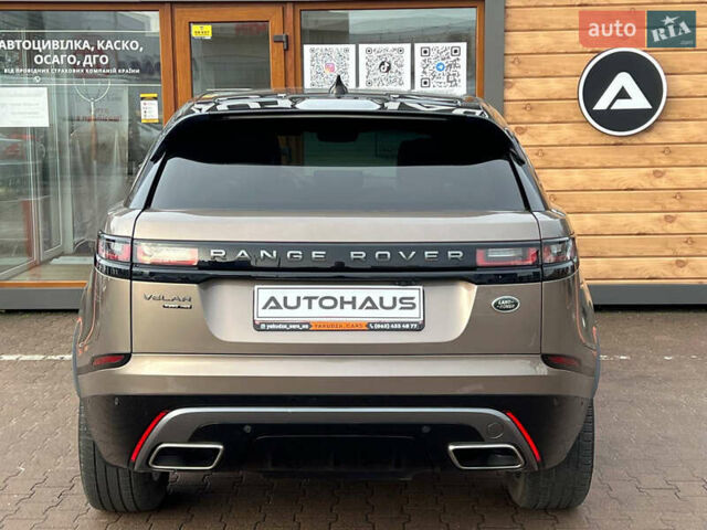 Коричневий Ленд Ровер Рендж Ровер Велар, об'ємом двигуна 3 л та пробігом 87 тис. км за 39900 $, фото 6 на Automoto.ua