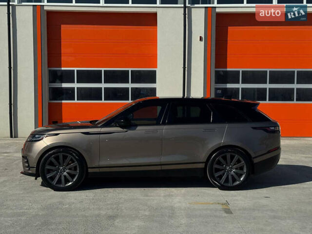 Коричневый Ленд Ровер Рендж Ровер Велар, объемом двигателя 3 л и пробегом 84 тыс. км за 39900 $, фото 3 на Automoto.ua
