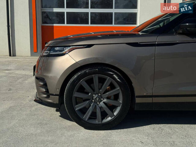 Коричневый Ленд Ровер Рендж Ровер Велар, объемом двигателя 3 л и пробегом 84 тыс. км за 39900 $, фото 7 на Automoto.ua