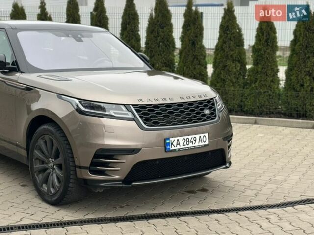 Коричневый Ленд Ровер Рендж Ровер Велар, объемом двигателя 2 л и пробегом 124 тыс. км за 39999 $, фото 1 на Automoto.ua