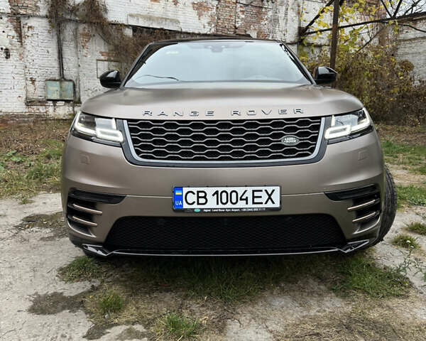 Коричневый Ленд Ровер Рендж Ровер Велар, объемом двигателя 2 л и пробегом 70 тыс. км за 40000 $, фото 1 на Automoto.ua