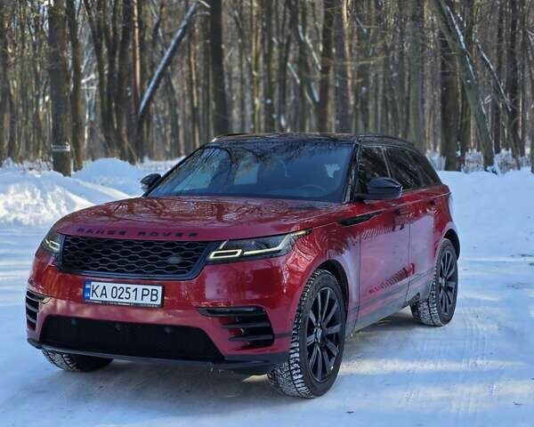 Червоний Ленд Ровер Рендж Ровер Велар, об'ємом двигуна 2 л та пробігом 87 тис. км за 35700 $, фото 1 на Automoto.ua