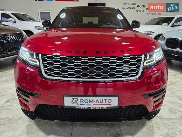 Червоний Ленд Ровер Рендж Ровер Велар, об'ємом двигуна 2 л та пробігом 176 тис. км за 32500 $, фото 1 на Automoto.ua