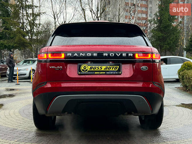 Червоний Ленд Ровер Рендж Ровер Велар, об'ємом двигуна 2 л та пробігом 145 тис. км за 30900 $, фото 5 на Automoto.ua
