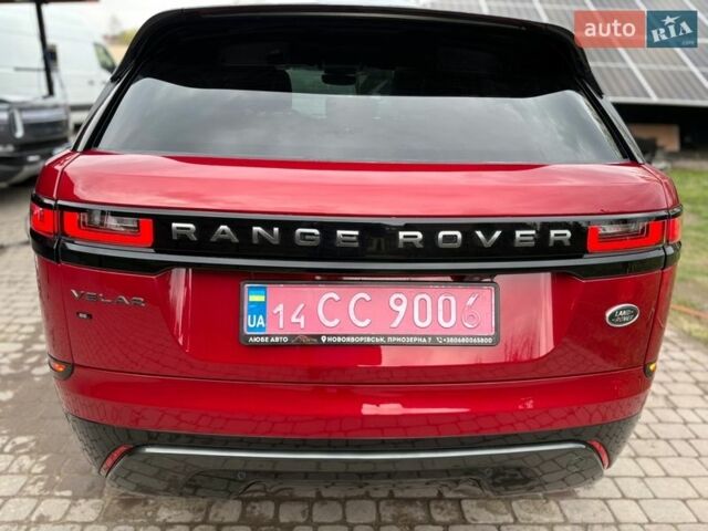 Красный Ленд Ровер Рендж Ровер Велар, объемом двигателя 2 л и пробегом 75 тыс. км за 33900 $, фото 6 на Automoto.ua