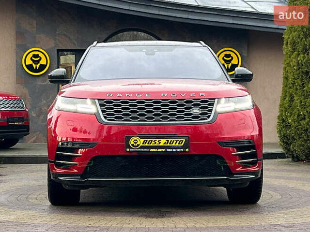 Червоний Ленд Ровер Рендж Ровер Велар, об'ємом двигуна 2 л та пробігом 91 тис. км за 31900 $, фото 1 на Automoto.ua