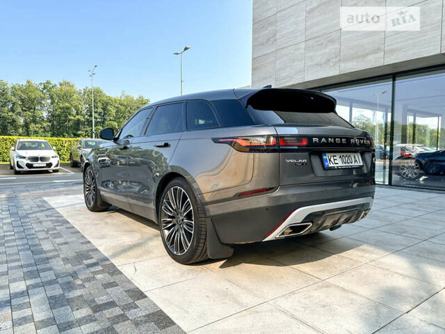 Серый Ленд Ровер Рендж Ровер Велар, объемом двигателя 3 л и пробегом 87 тыс. км за 39499 $, фото 7 на Automoto.ua
