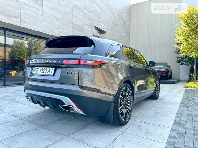 Серый Ленд Ровер Рендж Ровер Велар, объемом двигателя 3 л и пробегом 87 тыс. км за 39499 $, фото 10 на Automoto.ua