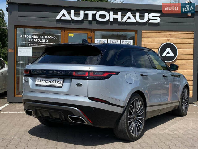 Серый Ленд Ровер Рендж Ровер Велар, объемом двигателя 2.99 л и пробегом 185 тыс. км за 39900 $, фото 5 на Automoto.ua