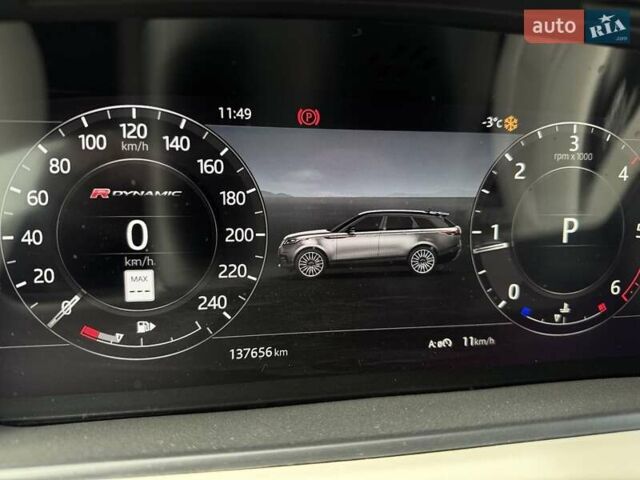 Сірий Ленд Ровер Рендж Ровер Велар, об'ємом двигуна 2 л та пробігом 137 тис. км за 33500 $, фото 19 на Automoto.ua