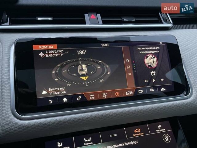 Сірий Ленд Ровер Рендж Ровер Велар, об'ємом двигуна 2 л та пробігом 93 тис. км за 43500 $, фото 32 на Automoto.ua