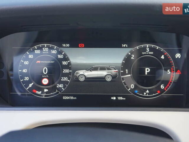 Серый Ленд Ровер Рендж Ровер Велар, объемом двигателя 2 л и пробегом 26 тыс. км за 44000 $, фото 47 на Automoto.ua