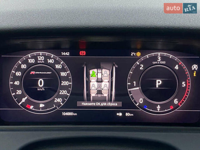 Сірий Ленд Ровер Рендж Ровер Велар, об'ємом двигуна 2 л та пробігом 103 тис. км за 35300 $, фото 21 на Automoto.ua