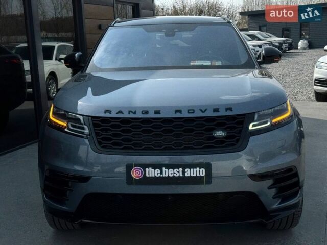 Серый Ленд Ровер Рендж Ровер Велар, объемом двигателя 3 л и пробегом 242 тыс. км за 25999 $, фото 11 на Automoto.ua