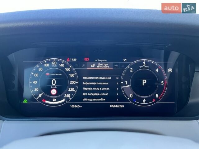 Сірий Ленд Ровер Рендж Ровер Велар, об'ємом двигуна 2 л та пробігом 109 тис. км за 37000 $, фото 35 на Automoto.ua