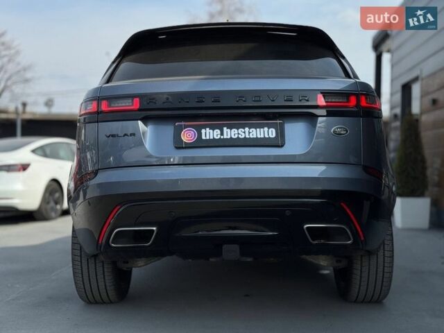 Серый Ленд Ровер Рендж Ровер Велар, объемом двигателя 3 л и пробегом 242 тыс. км за 25999 $, фото 27 на Automoto.ua