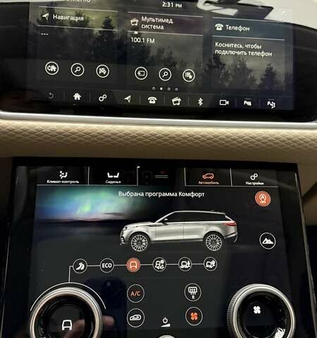 Серый Ленд Ровер Рендж Ровер Велар, объемом двигателя 2 л и пробегом 102 тыс. км за 37500 $, фото 54 на Automoto.ua