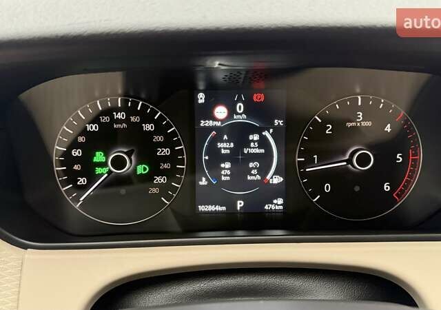 Серый Ленд Ровер Рендж Ровер Велар, объемом двигателя 2 л и пробегом 102 тыс. км за 37500 $, фото 40 на Automoto.ua