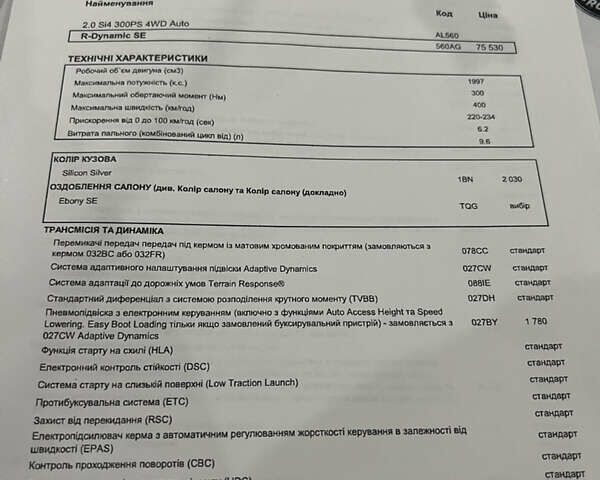Сірий Ленд Ровер Рендж Ровер Велар, об'ємом двигуна 2 л та пробігом 70 тис. км за 45000 $, фото 29 на Automoto.ua