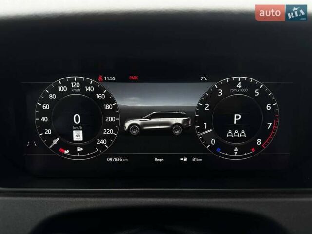 Серый Ленд Ровер Рендж Ровер Велар, объемом двигателя 2 л и пробегом 98 тыс. км за 33700 $, фото 14 на Automoto.ua