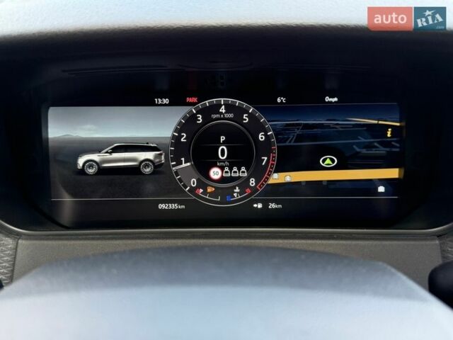 Сірий Ленд Ровер Рендж Ровер Велар, об'ємом двигуна 2 л та пробігом 92 тис. км за 32200 $, фото 22 на Automoto.ua