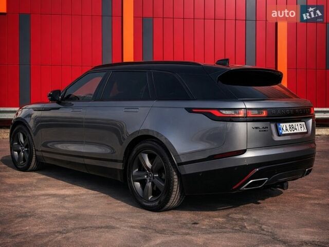 Серый Ленд Ровер Рендж Ровер Велар, объемом двигателя 3 л и пробегом 77 тыс. км за 45500 $, фото 7 на Automoto.ua