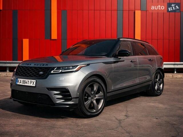 Серый Ленд Ровер Рендж Ровер Велар, объемом двигателя 3 л и пробегом 77 тыс. км за 45500 $, фото 2 на Automoto.ua