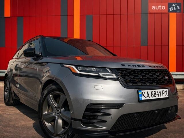 Серый Ленд Ровер Рендж Ровер Велар, объемом двигателя 3 л и пробегом 77 тыс. км за 45500 $, фото 4 на Automoto.ua