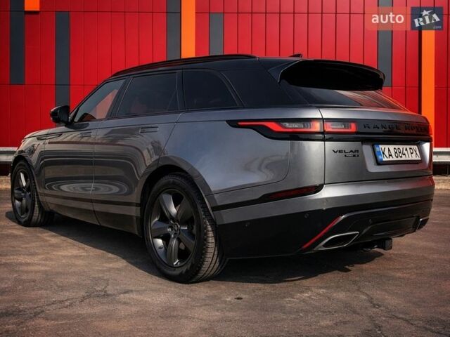 Серый Ленд Ровер Рендж Ровер Велар, объемом двигателя 3 л и пробегом 77 тыс. км за 45500 $, фото 6 на Automoto.ua