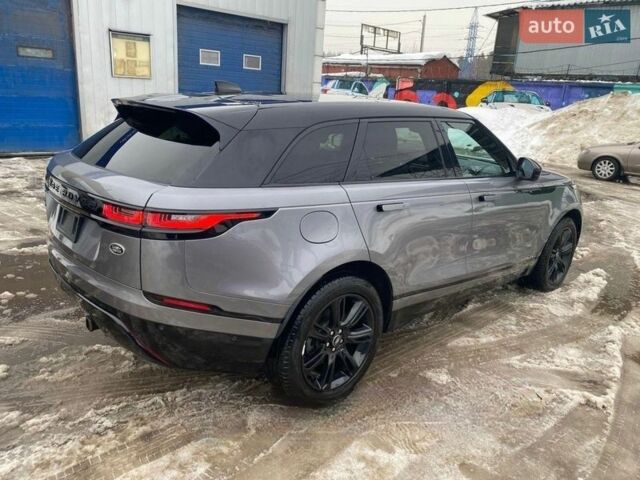 Серый Ленд Ровер Рендж Ровер Велар, объемом двигателя 2 л и пробегом 73 тыс. км за 38000 $, фото 3 на Automoto.ua
