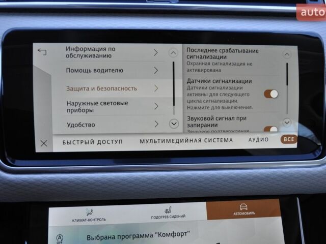 Сірий Ленд Ровер Рендж Ровер Велар, об'ємом двигуна 2 л та пробігом 27 тис. км за 55000 $, фото 36 на Automoto.ua