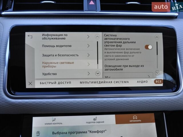 Сірий Ленд Ровер Рендж Ровер Велар, об'ємом двигуна 2 л та пробігом 27 тис. км за 55000 $, фото 37 на Automoto.ua