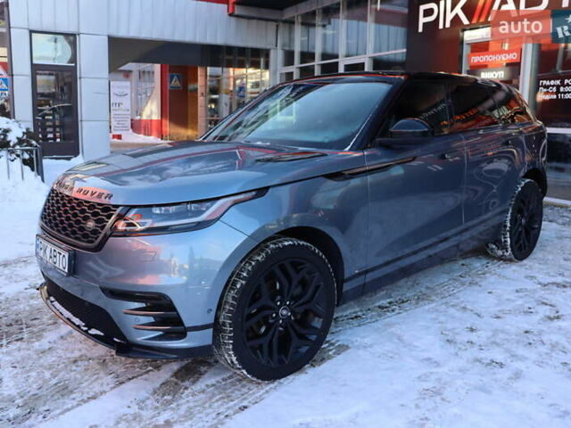 Синий Ленд Ровер Рендж Ровер Велар, объемом двигателя 2 л и пробегом 128 тыс. км за 31900 $, фото 1 на Automoto.ua