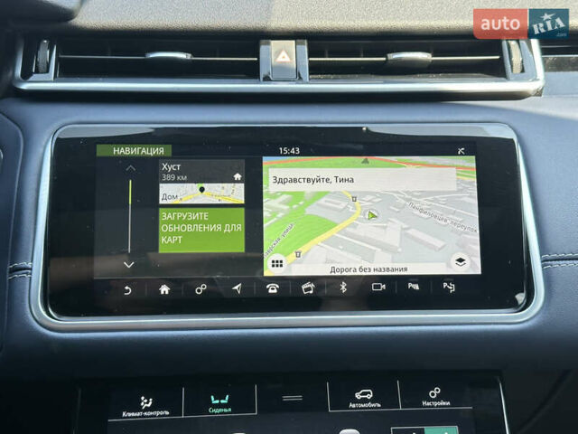 Синий Ленд Ровер Рендж Ровер Велар, объемом двигателя 2 л и пробегом 91 тыс. км за 38000 $, фото 13 на Automoto.ua