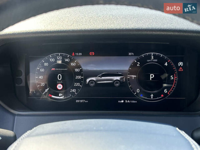 Синий Ленд Ровер Рендж Ровер Велар, объемом двигателя 2 л и пробегом 91 тыс. км за 38000 $, фото 9 на Automoto.ua