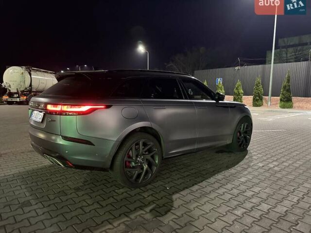Синій Ленд Ровер Рендж Ровер Велар, об'ємом двигуна 5 л та пробігом 114 тис. км за 75000 $, фото 3 на Automoto.ua