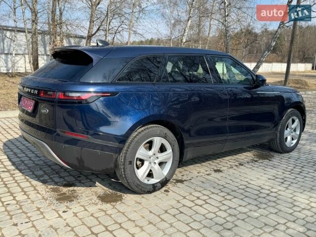 Синий Ленд Ровер Рендж Ровер Велар, объемом двигателя 2 л и пробегом 103 тыс. км за 36500 $, фото 3 на Automoto.ua